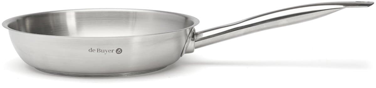 de Buyer Prim'Appety Koekenpan 24 cm – RVS – Inductie Geschikt – Professionele Kwaliteit – Roestvrij Staal