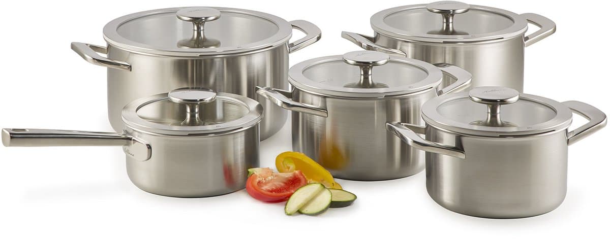 Habonne Allure Downdraft RVS 5ply kookpan 24cm