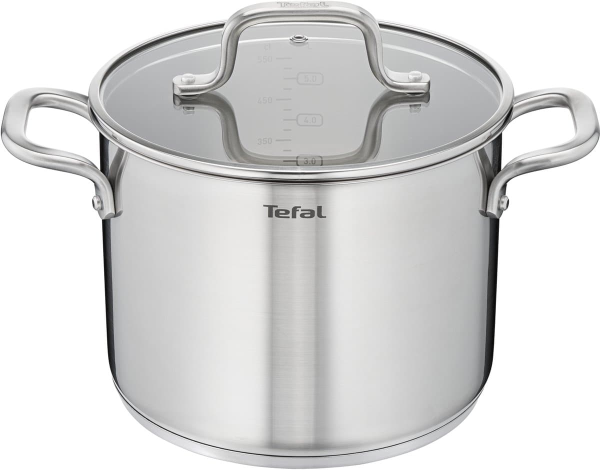 Tefal Virtuoso Set 5-delig (hoge kookpan 22, steelpan 16, kookpan 18/20/24) - Inductie