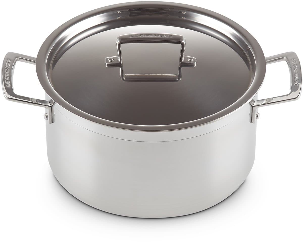 Le Creuset RVS Kookpan Ø 24cm 6,0l