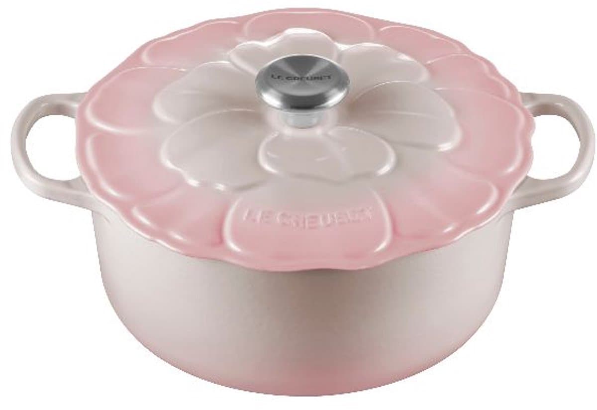 Le Creuset Braadpan Signature 26 Cm Bloesem Shell Pink