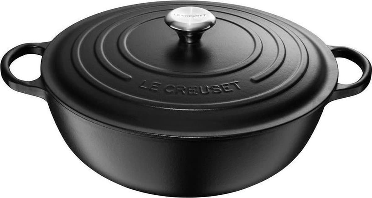Le Creuset Marmite Braadpan Zwart 26 cm