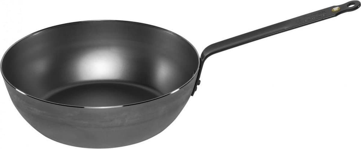 de Buyer Mineral B Element Hapjespan 28 cm – Plaatstaal – PFAS-vrij – Natuurlijke Antiaanbaklaag – Inductie Geschikt