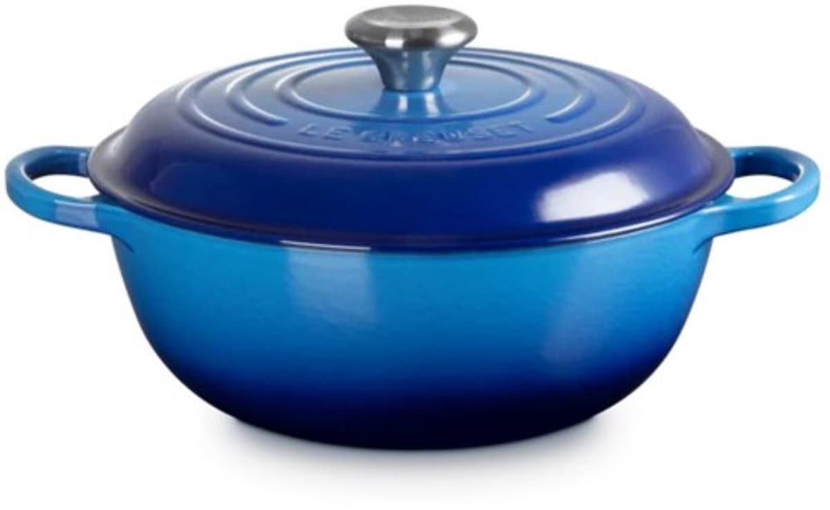Le Creuset Marmite Braadpan Signature 'Azure' Ø26cm / 4.1L