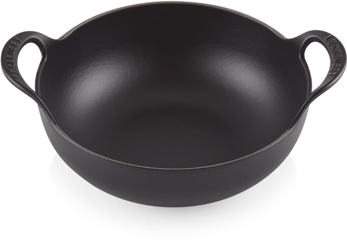 Le Creuset Balti-Pan Mat Zwart Ø 24cm 2,7L