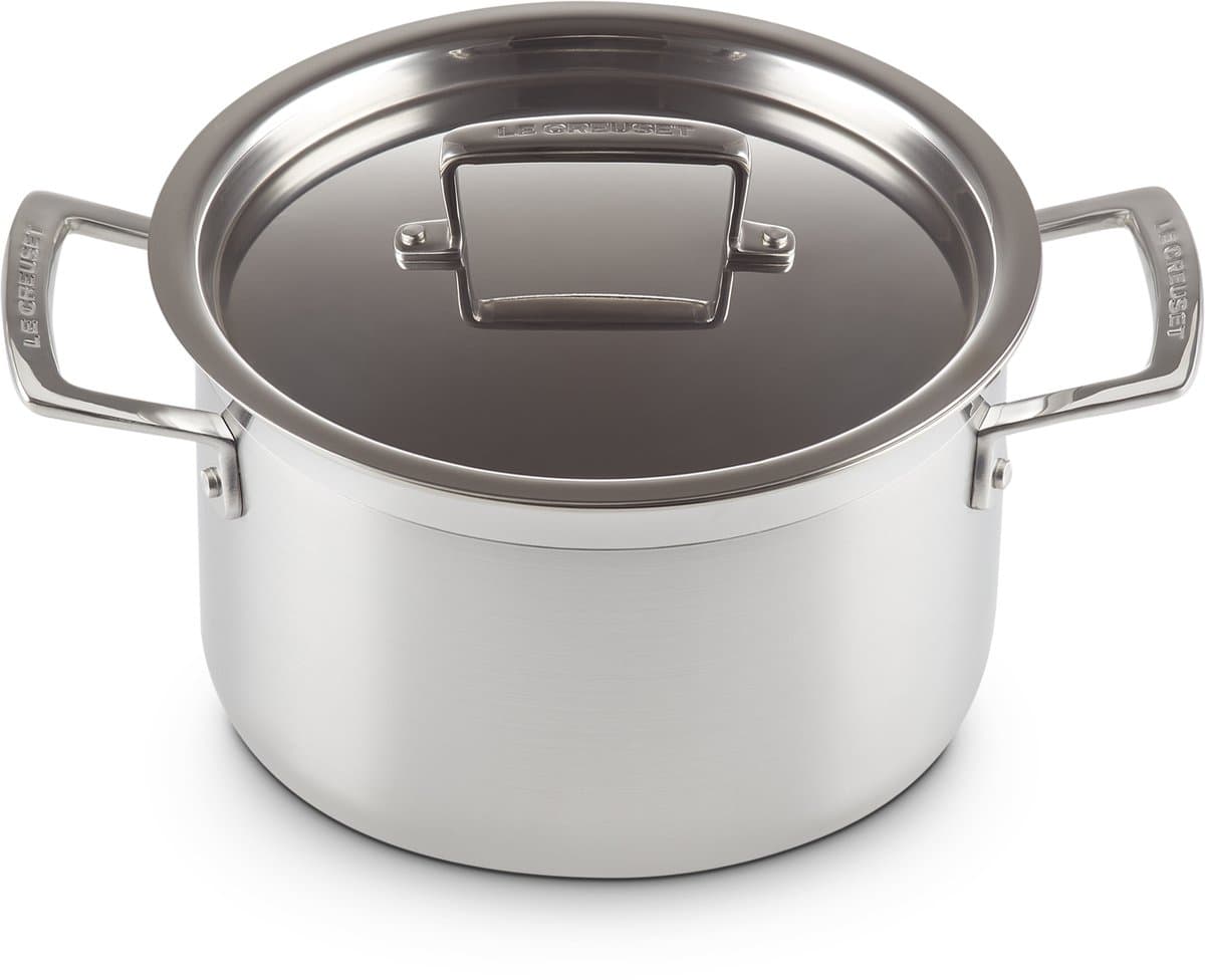 Le Creuset RVS Kookpan Ø 18cm 2,3l