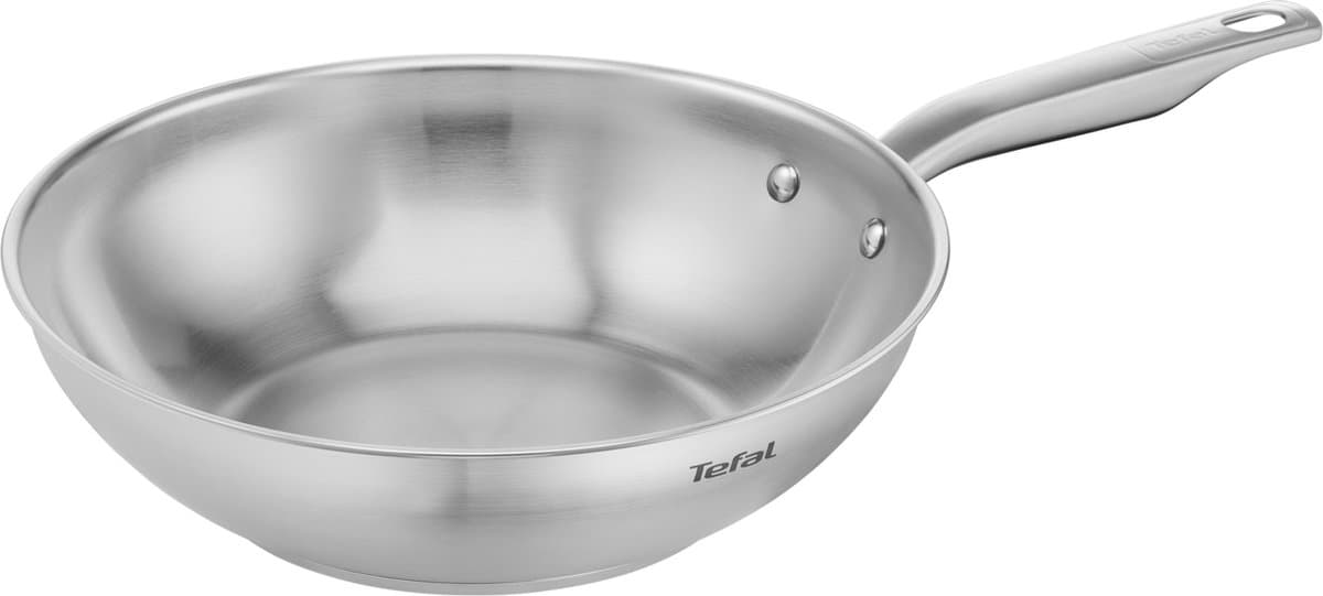 Tefal Virtuoso - Wokpan - Ø28 cm - RVS - Geschikt voor Inductie - Duurzaam