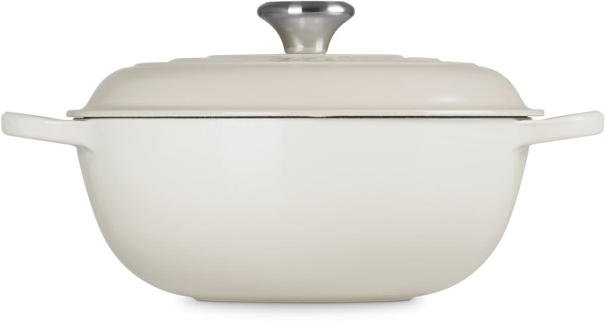 Le Creuset Gietijzeren Braadpan Marmite 22 cm/2.2 liter Meringue