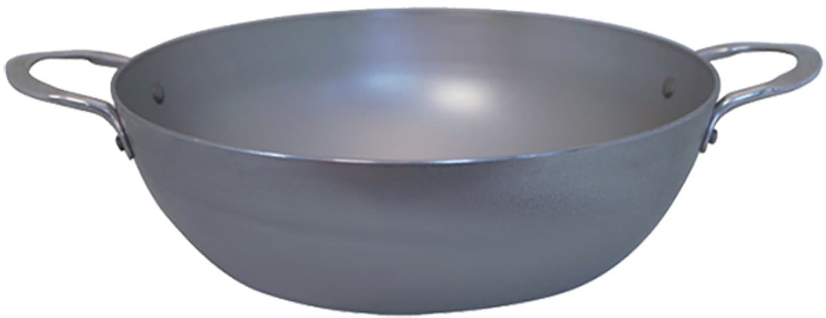 de Buyer Mineral B Hapjespan 24 cm met 2 Grepen – Plaatstaal – PFAS-vrij – Natuurlijke Antiaanbaklaag – Inductie Geschikt