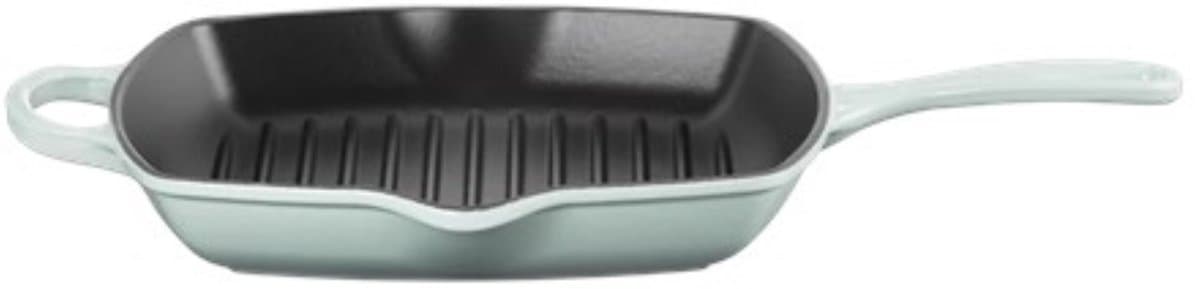 Le Creuset Grillpan 26 cm Signature - Gietijzer - Inductie - Sea Salt