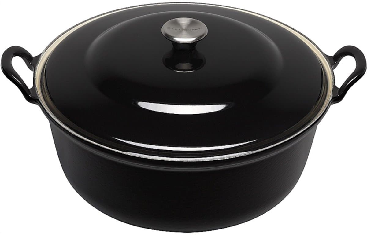 Le Creuset Faitout Braadpan - 2,4 l - Ø 24 cm - Ebbenzwart